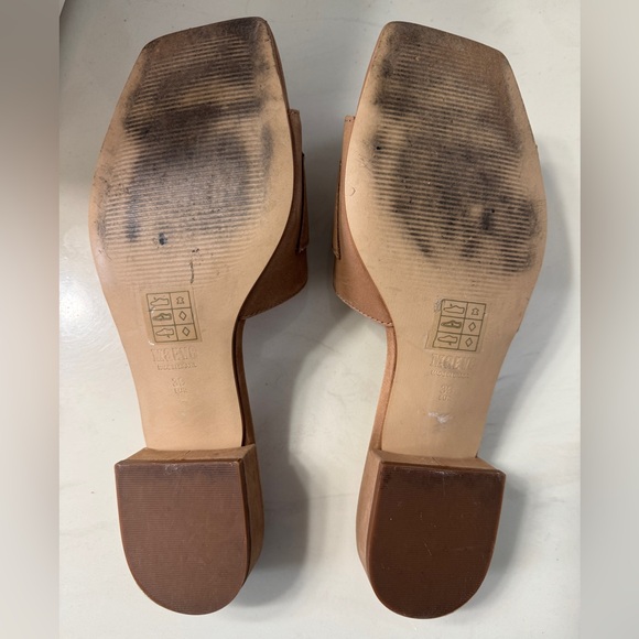 Anthropologie Maeve Tan Buckle Women's Sandals - Picture 6 of 6